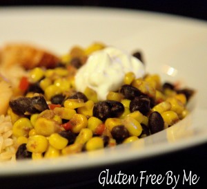 Black Beans and Carmelized Corn