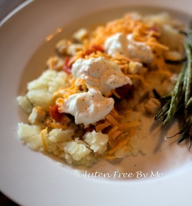 Baked Potato with Toppings