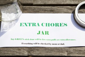 Extra Chore Jar